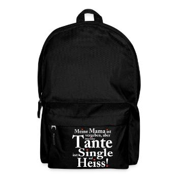 Meine Tante Ist Heiss Neffe Nichte - Rucksack - Schwarz - Vorne