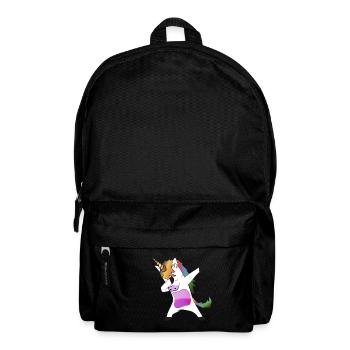 Einhorn Unicorn - Rucksack - Schwarz - Vorne
