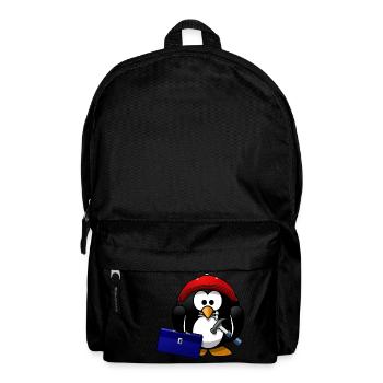 Handwerker Pinguin - Rucksack - Schwarz - Vorne