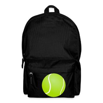 Tennis Ball - Rucksack - Schwarz - Vorne