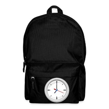clock time clock time hourglass hourglass68 - Backpack - black - Front