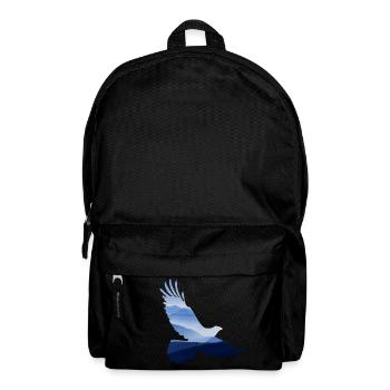 ADLER motif design gift idea birthday style - Backpack - black - Front