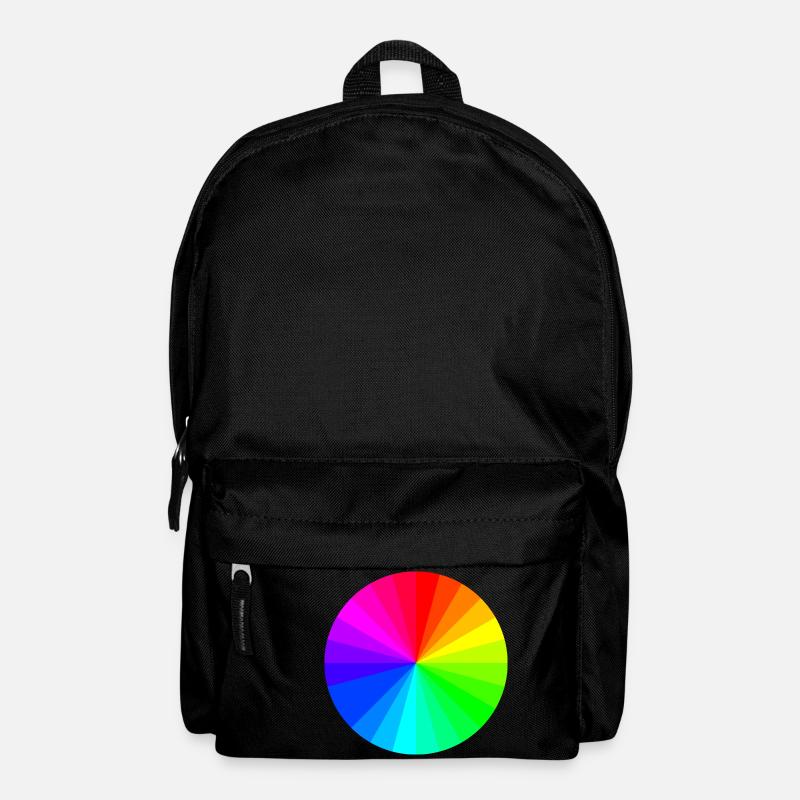 Farbkreis - Rucksack - Schwarz