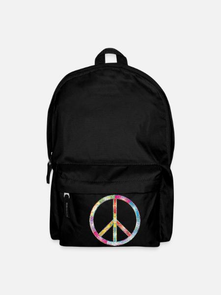 Peace - Rucksack - Schwarz