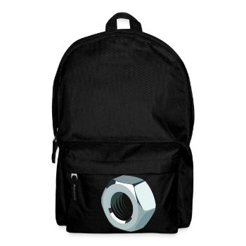 Schraubenmutter - Rucksack - Schwarz - Vorne