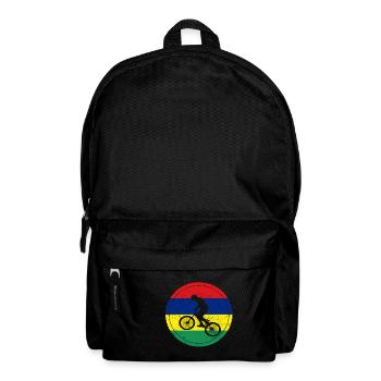 Fahrrad bmx love biking Mauritius - Rucksack - Schwarz - Vorne