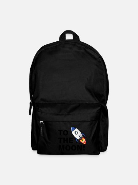 Crypto to the moon - Backpack - black