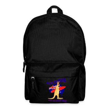 Surfing Kangaroo Australia - Backpack - black - Front