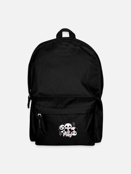 Play Panda - Rucksack - Schwarz
