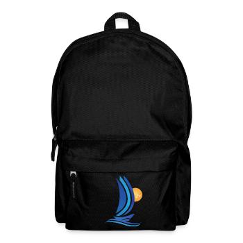 Segeln Segelboot Segelschiff Meer - Rucksack - Schwarz - Vorne