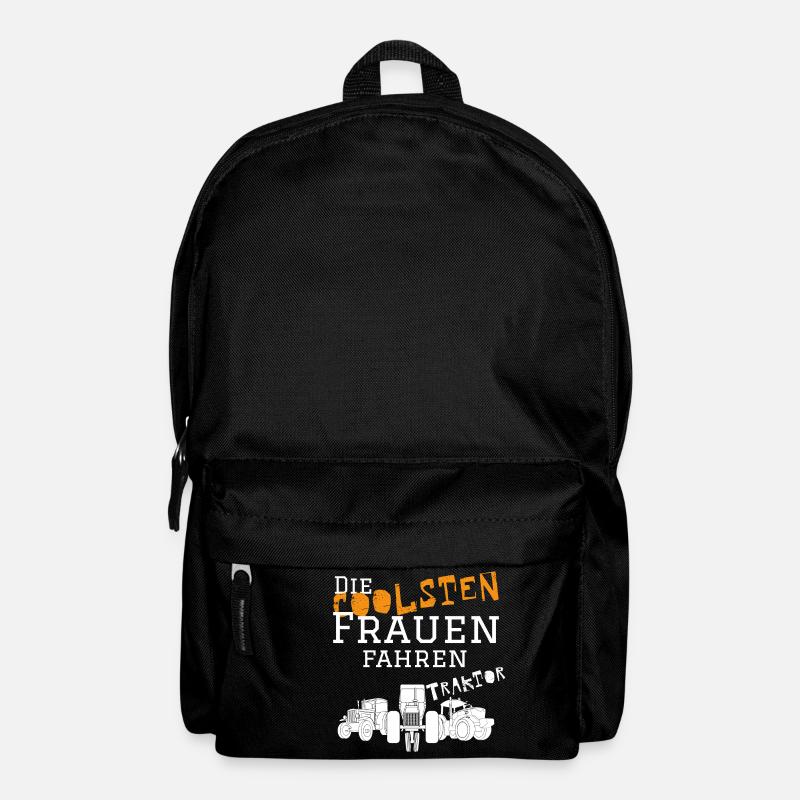Die coolsten Frauen Traktor - Rucksack - Schwarz