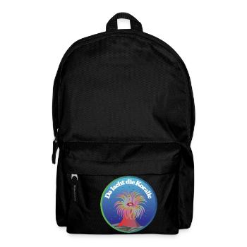 Da lacht die Koralle Meeresbewohner Tiefsee Riff - Rucksack - Schwarz - Vorne
