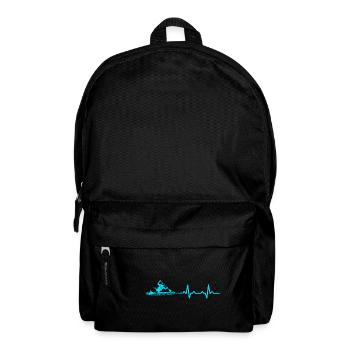 Heartbeats Canoe Sports T-shirt - Backpack - black - Front