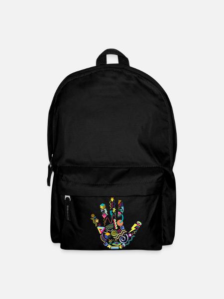 eighties hand - Backpack - black