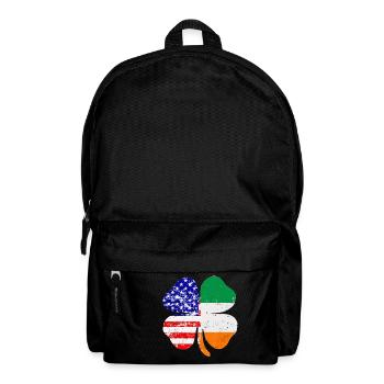 American Irish Clover Leaf Gift - Rucksack - Schwarz - Vorne