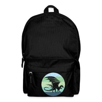Welsh Dragon Retro - Backpack - black - Front