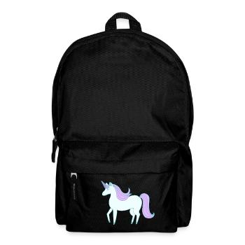 Das süße letzte Einhorn - Rucksack - Schwarz - Vorne