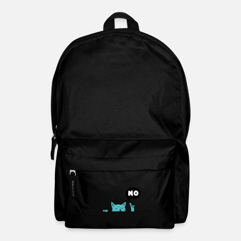 Nein Katze - Rucksack - Schwarz