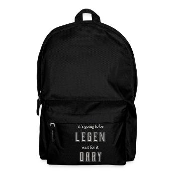legendary - Rucksack - Schwarz - Vorne