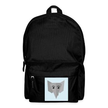 Elephant Doodle - Backpack - black - Front