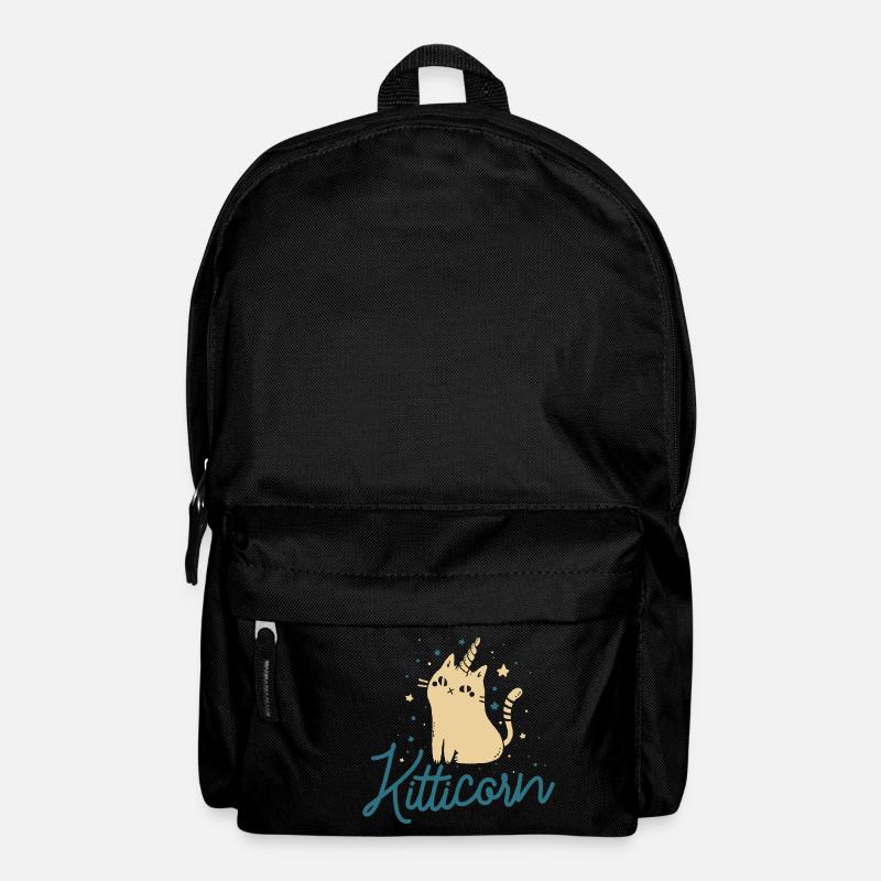 Kitticorn - Katze - Horn - Kätzchen - Einhorn - Rucksack - Schwarz