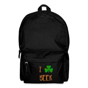 I cloverleaf BEER - I Love BEER - Backpack - black - Front