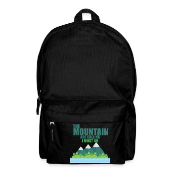 La montagne - Sac à dos - noir - Devant