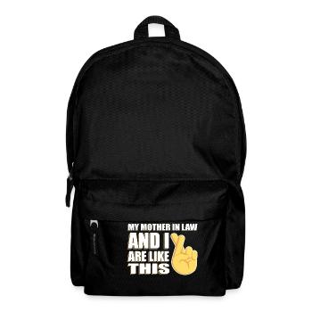 Cross fingers Mother-In-Law T-shirt - Sac à dos - noir - Devant