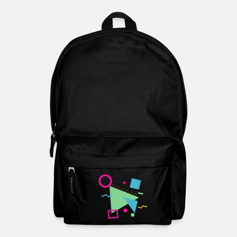 Vintage Muster | Retro | Geschenk Idee - Rucksack - Schwarz