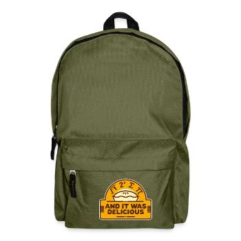 J'ai mangé du Pi et c'était délicieux! Nerd de maths - Sac à dos - vert olive - Devant