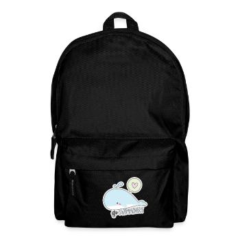Wal Liebe Meer Sommer Geschenk schwimmen Urlaub - Rucksack - Schwarz - Vorne
