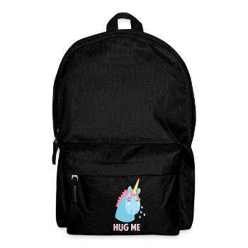 Unicorn Cries Sad Gift Embrace - Backpack - black - Front