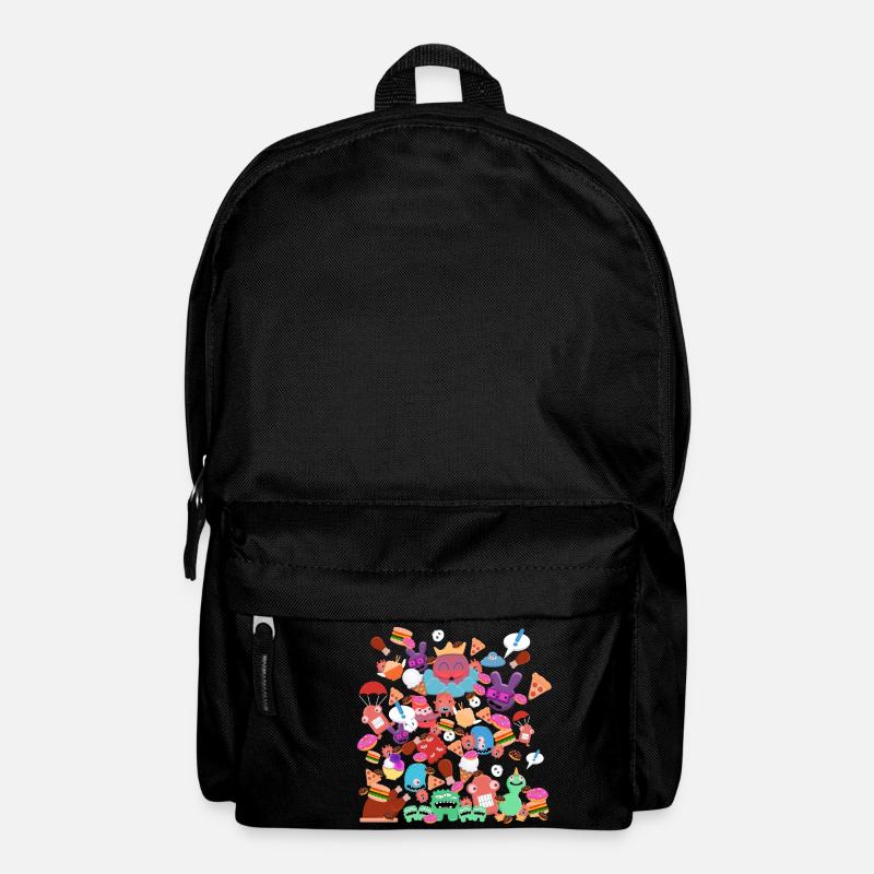 Little Monsters - Rucksack - Schwarz