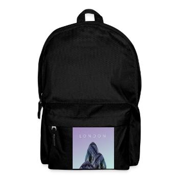 London Poster - Rucksack - Schwarz - Vorne
