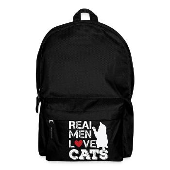 Chat drôle - Sac à dos - noir - Devant