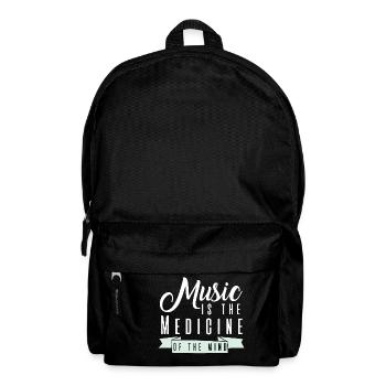 Gute Musik - Rucksack - Schwarz - Vorne