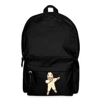 Llama dabbing cadeau danse danse hip hop - Sac à dos - noir - Devant