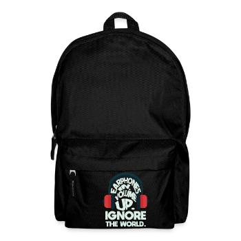 Bonne musique - Sac à dos - noir - Devant