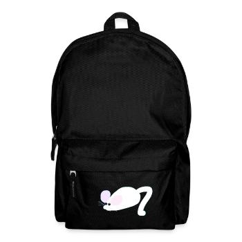 Niedlicher Kinder- / Babymausentwurf - Rucksack - Schwarz - Vorne