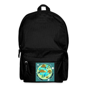 Mather Nature 🐢 - Sac à dos - noir - Devant