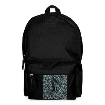 rain ornamental ornament - Backpack - black - Front