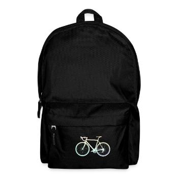 Fahrrad Bunt Biker Sport Radler Geschenkidee Cool - Rucksack - Schwarz - Vorne