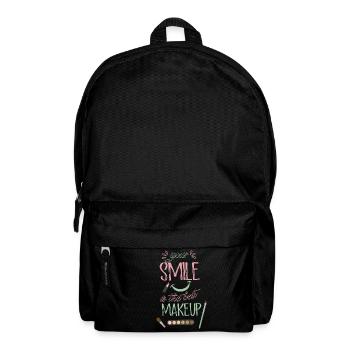 Laughter is the best make-up beauty beauty - Backpack - black - Front