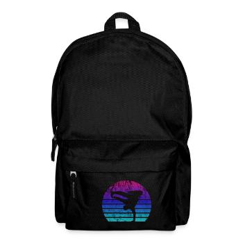 Breakdance Breakdancer Hip Hop Used Look Geschenk - Rucksack - Schwarz - Vorne