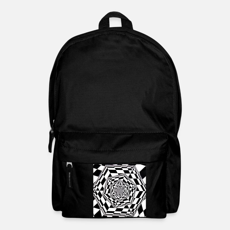 zurückkehrender Würfel - Rucksack - Schwarz