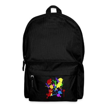 color spots - Backpack - black - Front