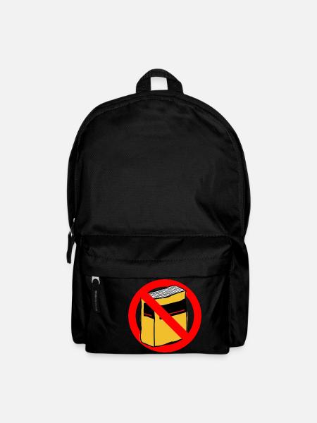 Duden spelling thank you german gift idea - Backpack - black