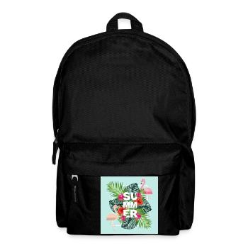 Été - paradis tropical d'été - Sac à dos - noir - Devant