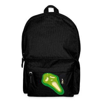 Golf skull - Backpack - black - Front