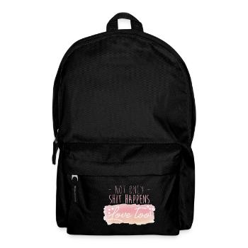 Valentinstag Lustiges Liebe Spruch Geschenk Idee - Rucksack - Schwarz - Vorne